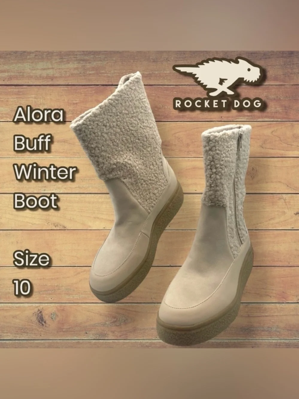 Rocket Dog Women's Alora Buff Winter Boots - Size 10